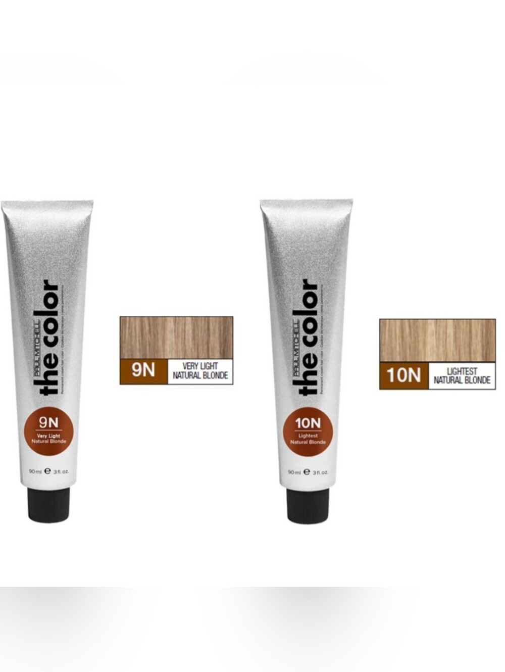 New (2) Paul Mitchell Permanent Cream Hair Color Size 3 fl oz each